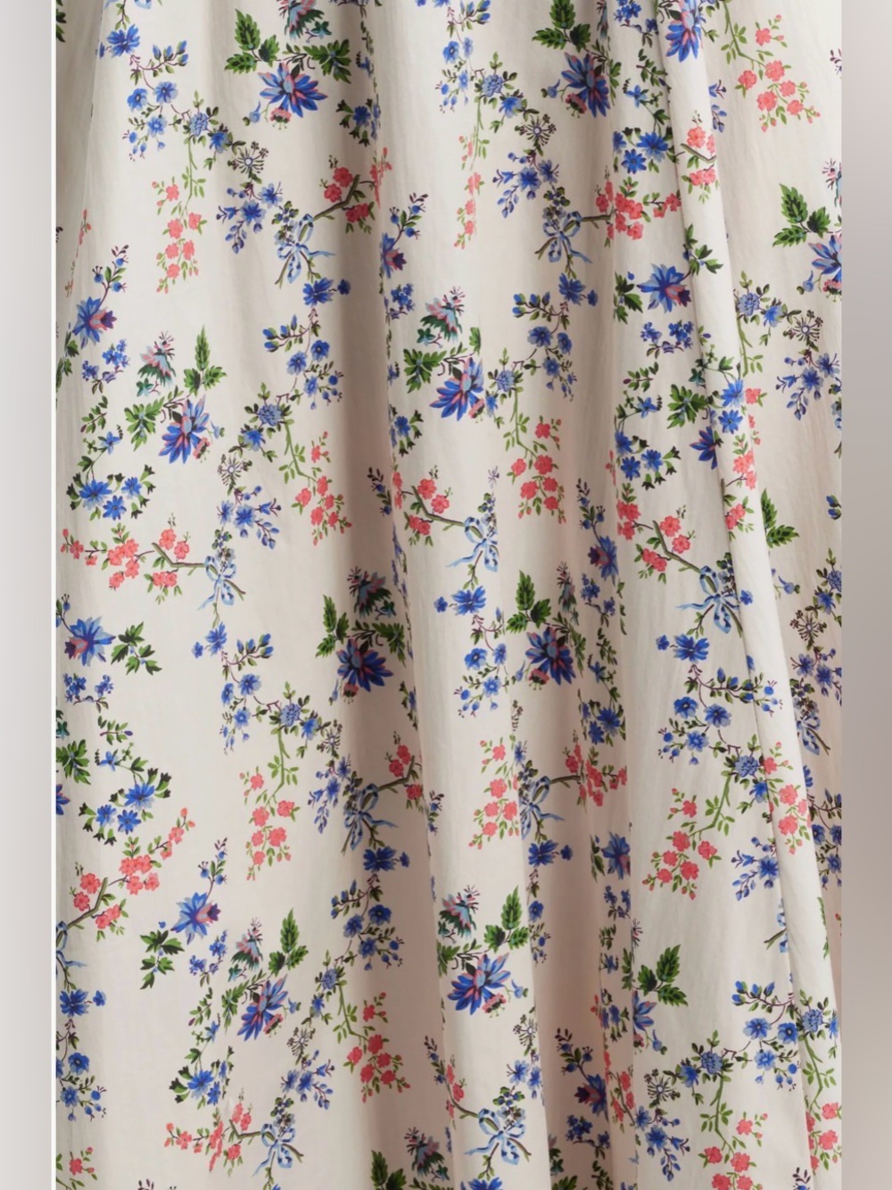 NWT Hill House Home The Margot Midi Dress Scallop Bow Chintz Pink XS - Picture 6 of 10